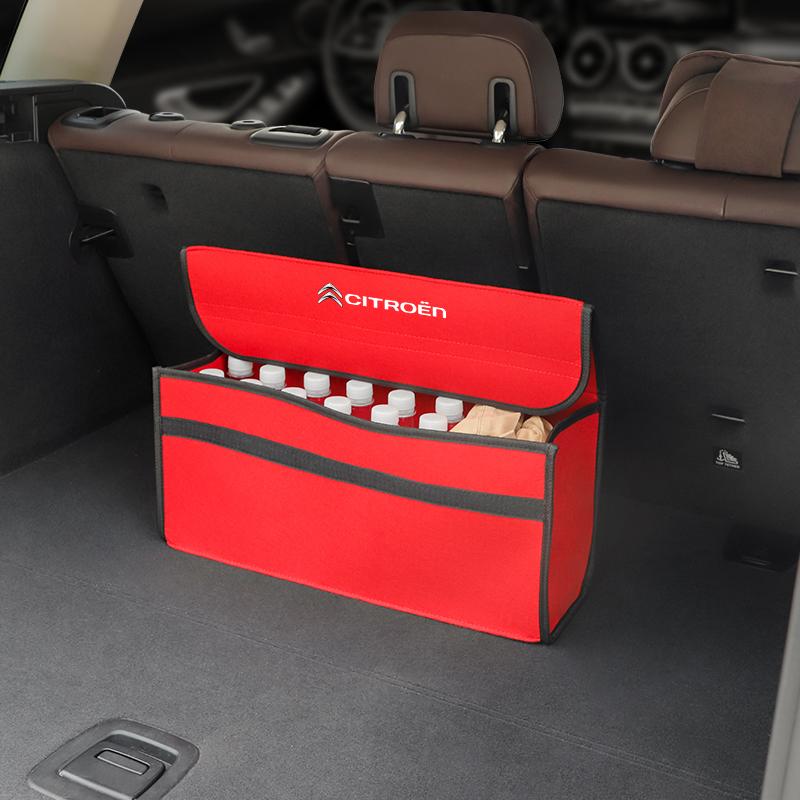 ARC1 Citroen Car Trunk Organizer Box Large Capacity Folding Storage Bag For C1 DS3 C2 C3 Vts C4 Saxo C4L C5 C6 C8 Xsara C3-XR Picasso