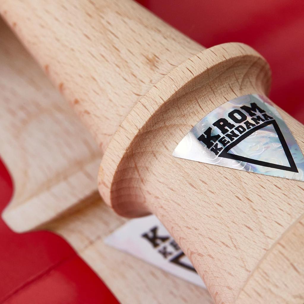 Kendama KROM POP Chrome Pop LOL Sticky Clear (Red)