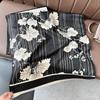 Элегантный шарф с пейзажным рисунком из искусственного кашемира для женщин - Плотный, теплый и модный для офиса или помещений с кондиционером