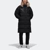 adidas Regen Puff Длинный повседневный теплый пуховик с капюшоном Мужская верхняя одежда Черный H11803