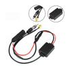 Car Mounted FM Antenna Amplifier Amplifier DVB Female Head Square Box Radio Signal Amplifier Connector