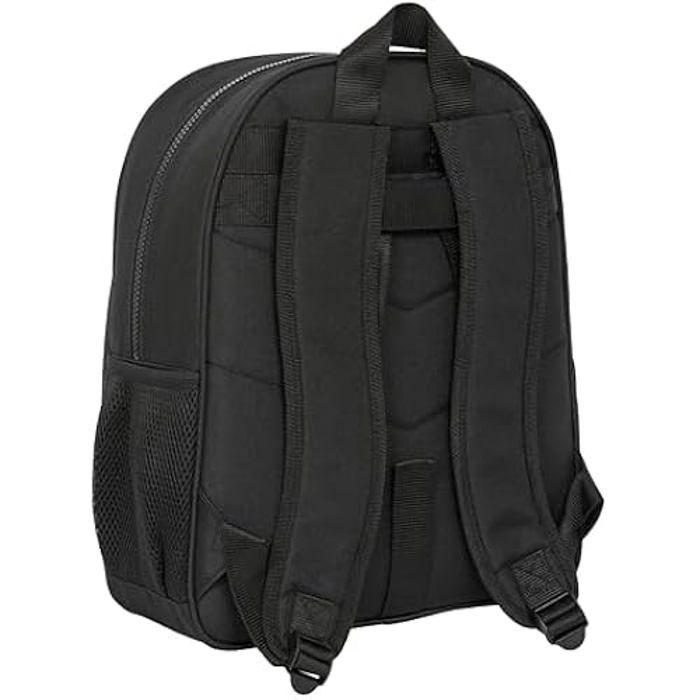 Sac à dos scolaire - SAFTA - F.C. Barcelone Black - Adaptable au chariot - Confortable - 32x12x38 cm