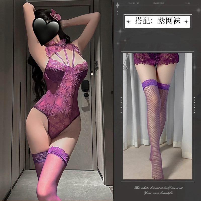 Sexy lingerie sexy onesie uniform seduction passion tease advanced sense inside lace hip skirt uniform women