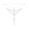 Stimulating Panties Women's Hot Hollowed-out Embroidered Pearl Yin Sm Bundled Tuning Open File Free Temptation Thong