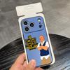 Игровой чехол для телефона B-BullyS для IPhone 17 Air 16 E Pro Max 15 14 13 Mini 12 Pro 11 Max Plus Черный Мягкий чехол