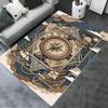 2025 Новый ковер-коврик с компасом для гостиной, спальни, дома, декора дивана, детских игр, нескользящий коврик для пола168