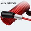 Bike Spring Cable Lock Anti-Theft Disc Lock Motorcycle Security Reminder Cable Bike Scooter Protection Accessories