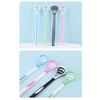 Silicone Tongue Scraper 1PCS Ergonomic Grip for Daily Oral Health Effortlessly Cleans Tongue Surface