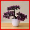 Мини Трехвилочная Сосна Настольное Искусственное Растение Бонсай - Домашний Декор Орнамент