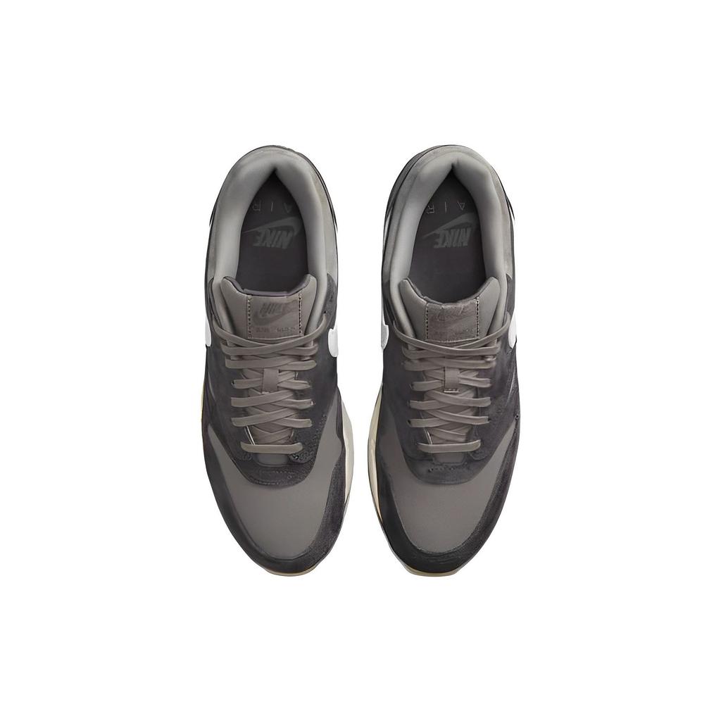 Nike Air Max 1 Premium Crepe — Мягкие серые кроссовки унисекс Нейтрально-серый Громово-серый FD5088-001