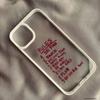 Розовый More Amor Por Favor Amour Любовная цитата Чехол для телефона Для iPhone 15 16 17 Pro 14 13 12 11 XR XS Max 7 8Plus Прозрачный Жесткий Чехол Capa
