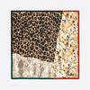 BIMBA Y LOLA Beige Animal Print Patchwork Scarf B256AIF012BEF