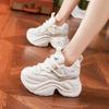 Platform Dad Shoes Women's 2025 New Spring Height Increase Women's Shoes Muffin Shoes Fashion Versatile Casual Sports Shoes