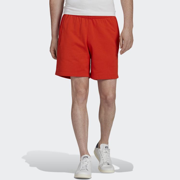 adidas Originals C Short Ft Однотонные спортивные шорты с завязками, мужские брюки студенческого цвета, оранжевые HF6362