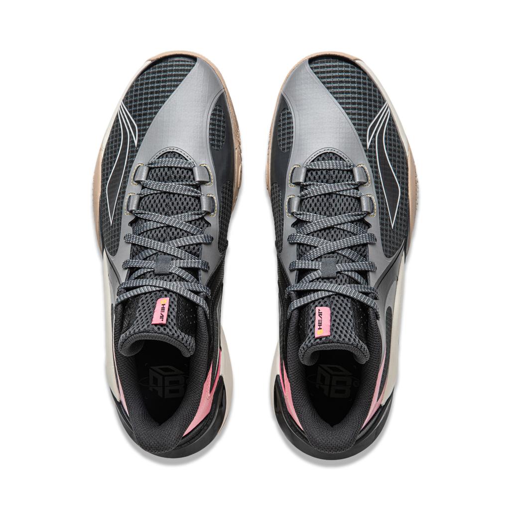 Li Ning Storm 8 Low Низкие износостойкие противоскользящие мужские баскетбольные кроссовки Черные ABFU025-2