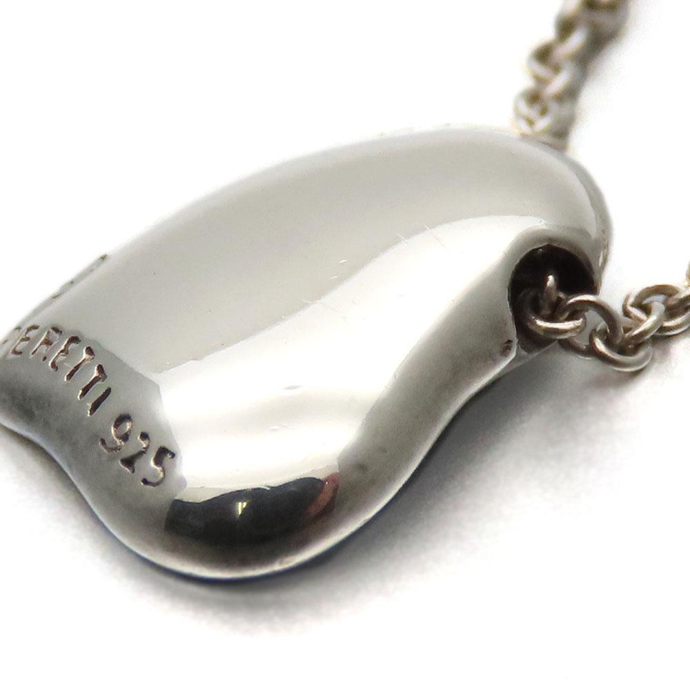 Used TIFFANY&Co. Necklace Full Heart Elsa Perutti Silver925 3.1g Silver Accessories