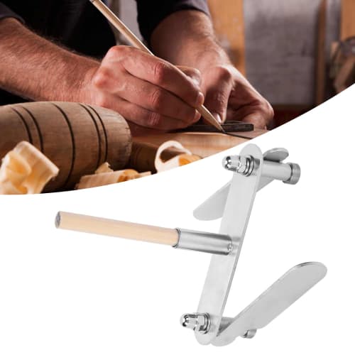 PerGar Woodworking Scribe, Stainless Steel Locator, Marking Center Finder, Centerline Tool, 60mm, Ideal Centerline Marker, Carpenter's Edge Finder, Pr