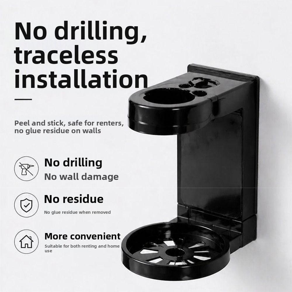 Easy Installation Bathroom Dispenser Rack 1/2/3 Head Bathroom Soap Holder Tile Surface