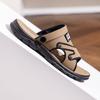Men's Sandals  New Leather Thick Sole Beach Summer Outdoor Wear  Waterproof No-Slip Slippers