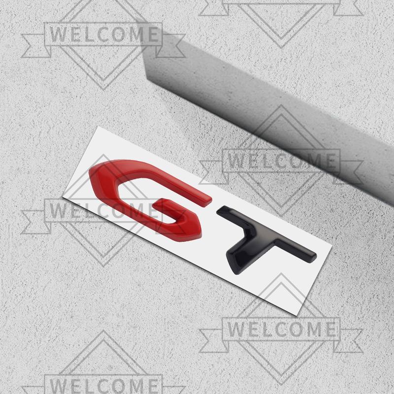 3D Car Stickers GT Emblem Auto Body Badge Trunk Decal For 5008 308 206 3008 2008 4008 RCZ GT Line 208 107 Decoration Accessories