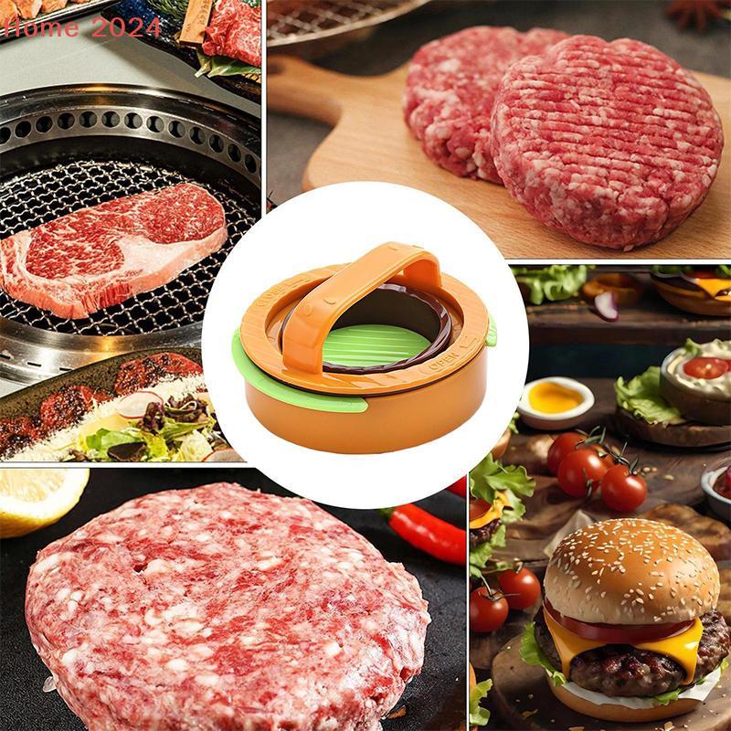 Круглая форма для котлет для гамбургеров Пресс для мяса Комбинированный пресс для мяса Кухонный гаджет