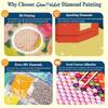 5D Diamond Painting Kit. Sunflower Bouquet Art Craft. Handmade Home Decoration for Living Room and Bedroom