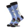 Happy Funny Socks Men Animal Lion Sloth Shark Crazy Design Sokken Unisex Novelty Violin Carrot Crew Skateboard Calcetines Hombre