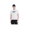 Levis Comfortable Casual Logo Print Ribbed Crew Neck Short Sleeve T-Shirt Men T-Shirts White 001AM-0013