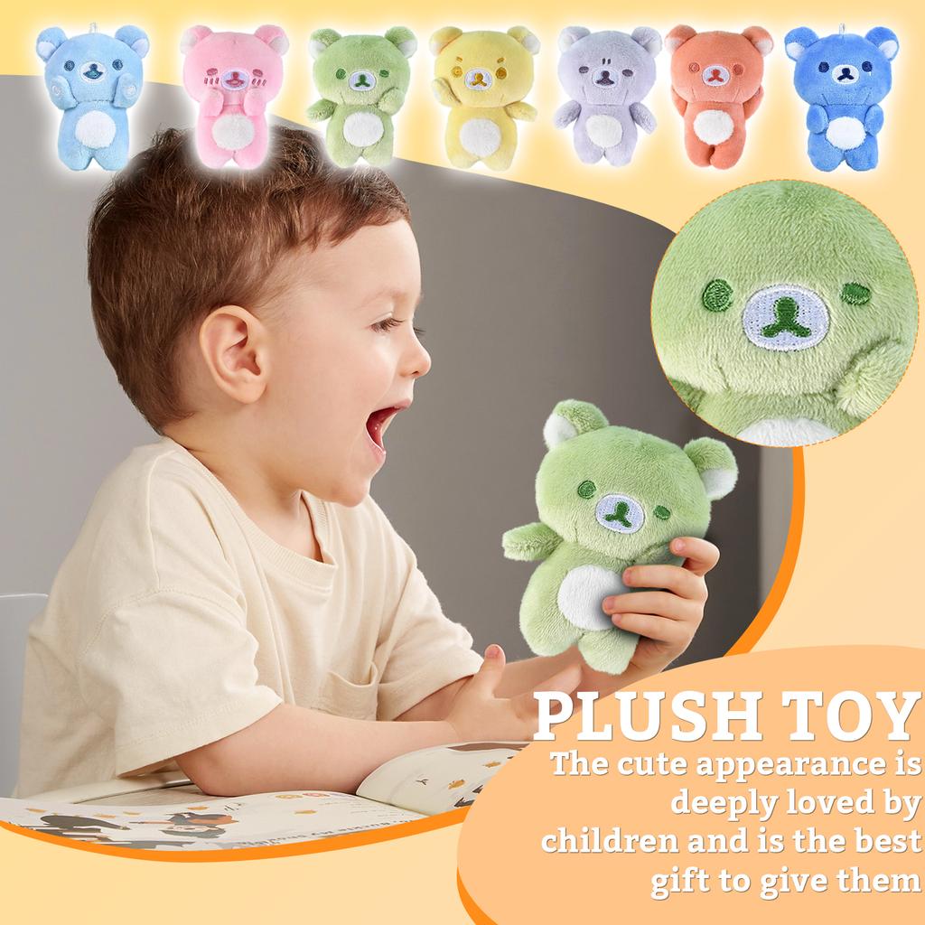 Детская мультяшная плюшевая игрушка-подвеска, украшение для сумки(с этикеткой)