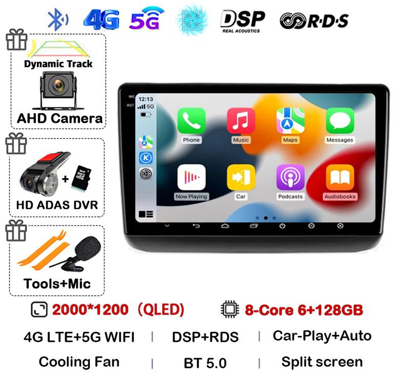 Android 14 Auto Carplay WIFI+4G для Jeep Grand Cherokee WK2 2013 - 2020 Автомобильное радио GPS навигация Мультимедиа Видеоплеер Стерео