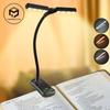 Светодиодная 14-зажимная лампа для книги 3 цвета 8 уровней яркости USB-перезаряжаемая ночная лампа Портативная лампа для чтения Мини-настольная лампа
