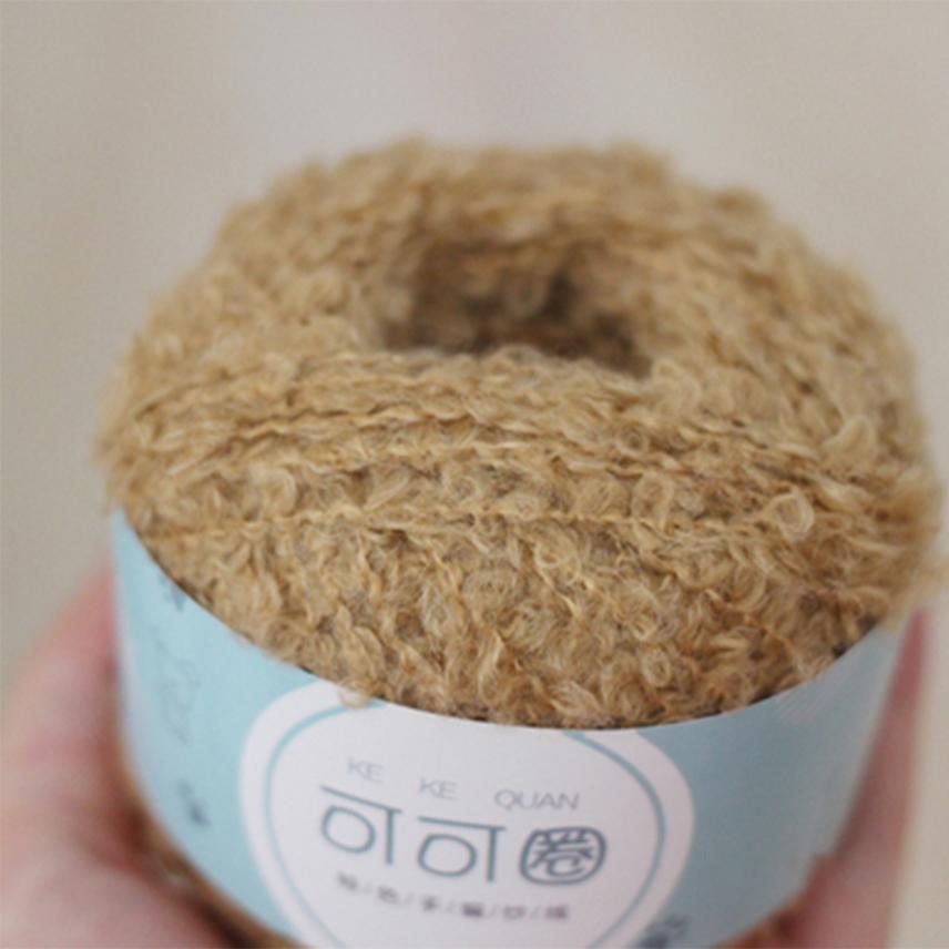 Шерстяная пряжа мягкая гладкая для ручного вязания круговая нить вязаная крючком кукольные волосы сделай сам плюшевая кукла рукоделие вязание сделай сам вязаный инструмент