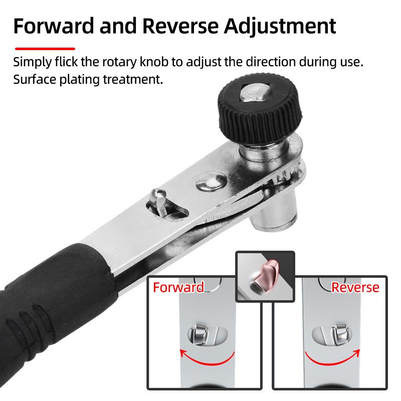 Telescopic Screwdriver Magnetic Bits Drivers Set Adjustable Ratchet Wrench Dual-Purpose Spanner Handle Socket Repair Hand Tools