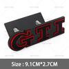 BRP1 For VOLKSWAGEN VW GTI 3D Metal GTI Grill Emblem Badge Rear Trunk Decal Car Sticker for Volkswagen VW Golf 5 6 7 8 MK2 MK3 MK4 Mk oq2