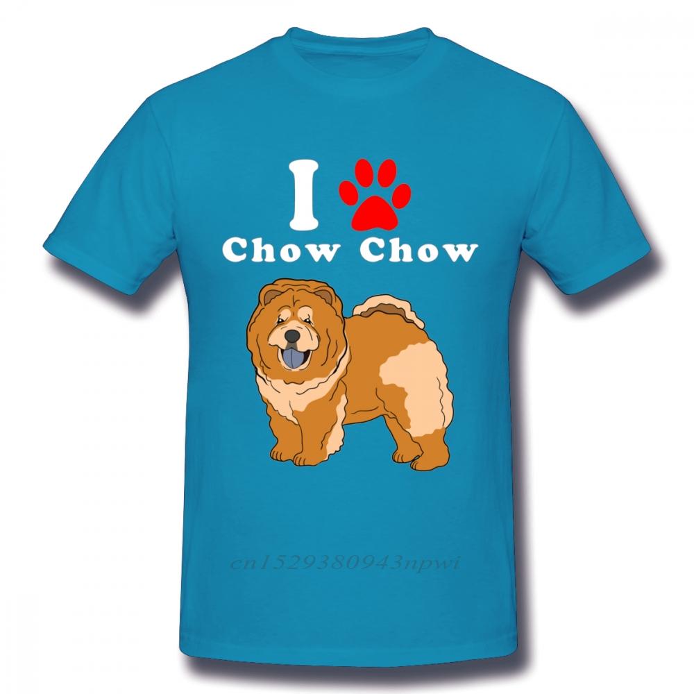 Round Neck I Love My Chow Chow In The Year Of The Dog Adopt Rescue Dog Lover Mom Or Dad Save Abandoned Pet Dot t shirt