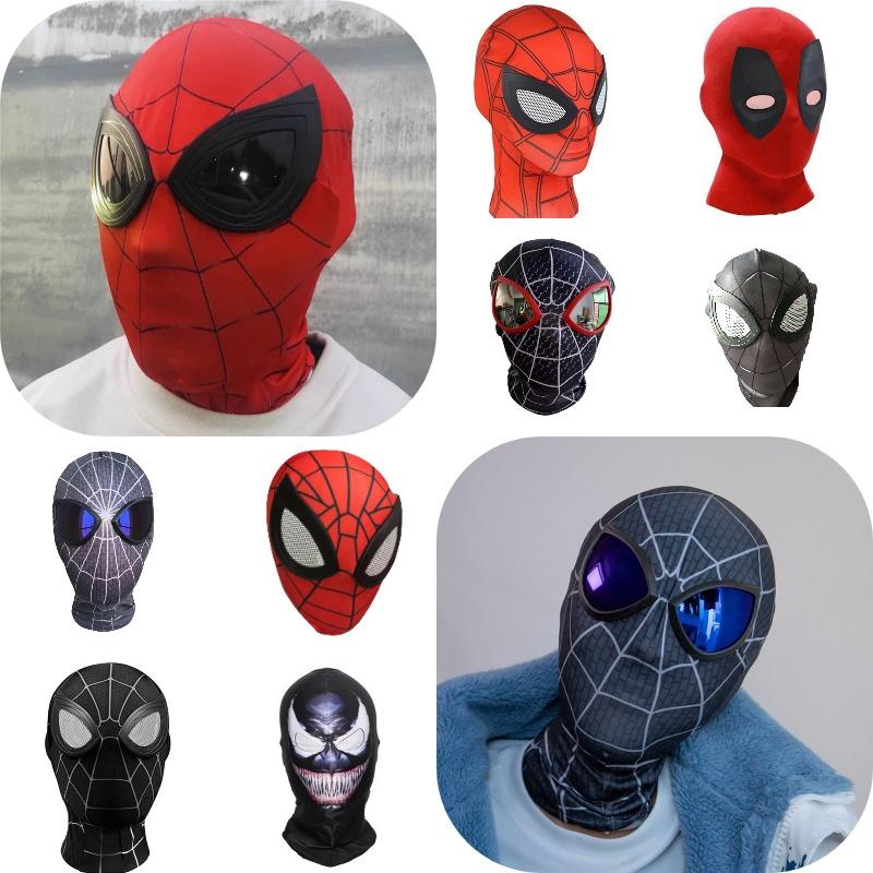 Костюм Человека-паука на Хэллоуин для детей и взрослых. Забавная маска Человека-паука, головной убор