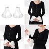 Popular Flower Flared Hand Cuffs Decorative Arm Sleeves Detachable Arm Covers Cuff Extension Trendy Clothing Accessories