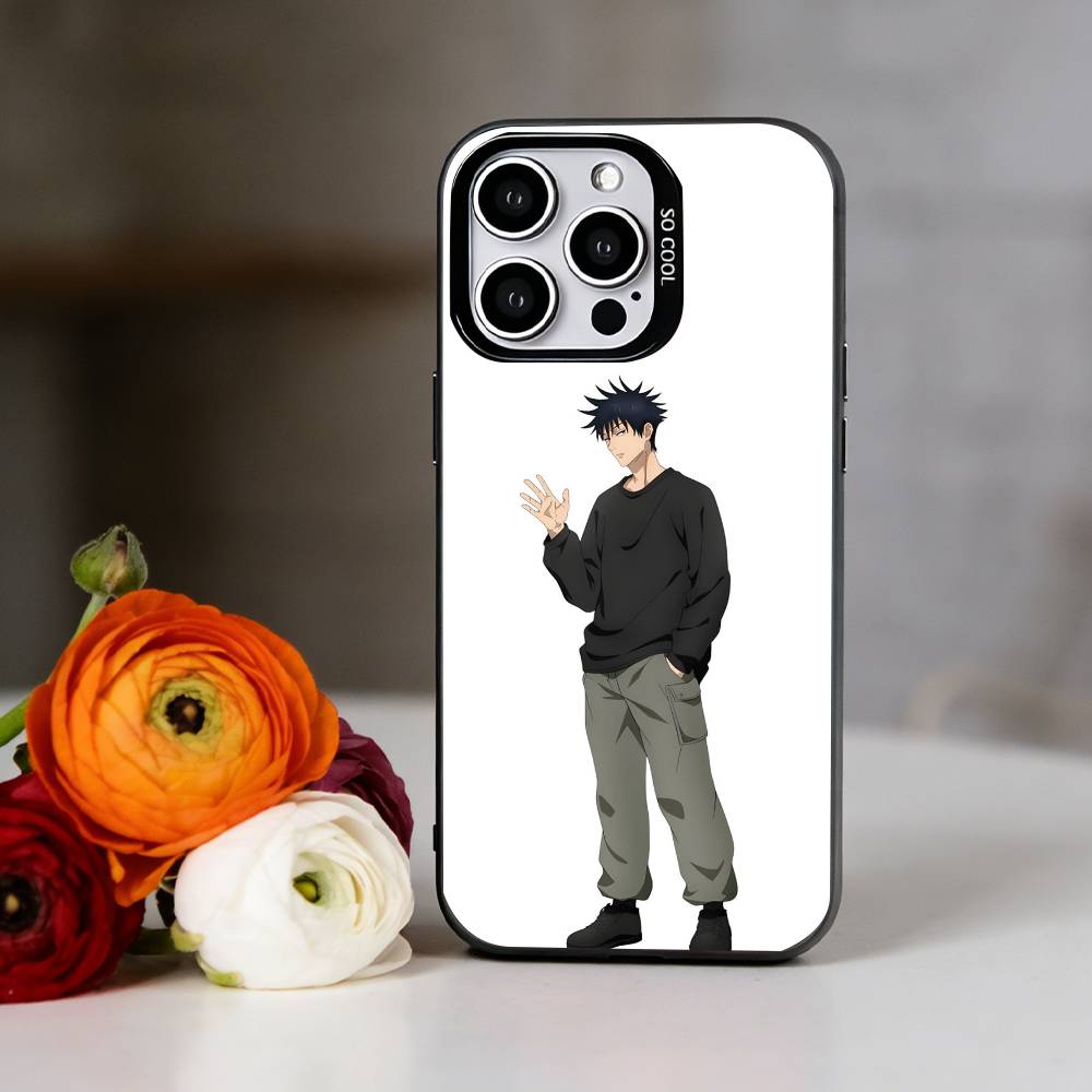 Anime Jujutsu Kaisen  Phone Case For iPhone 17,16,15,14,13,12,11 Plus,Pro Max,XS,Colorful Silver Phone case Funda Cover