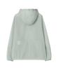 OANO Embossed Zip Hoodie / Silver Green