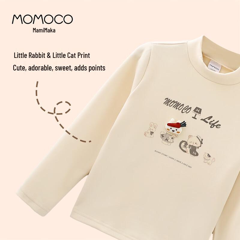 Женский базовый топ с длинным рукавом MOMOCO для осени/зимы