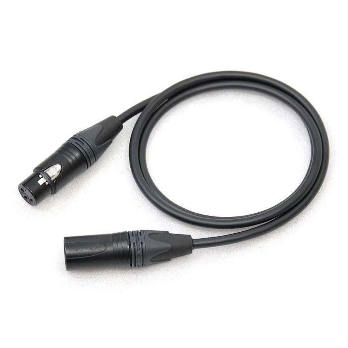 ONKODO XLR Микрофонный Кабель NEUTRIK Золотой 1м Черный