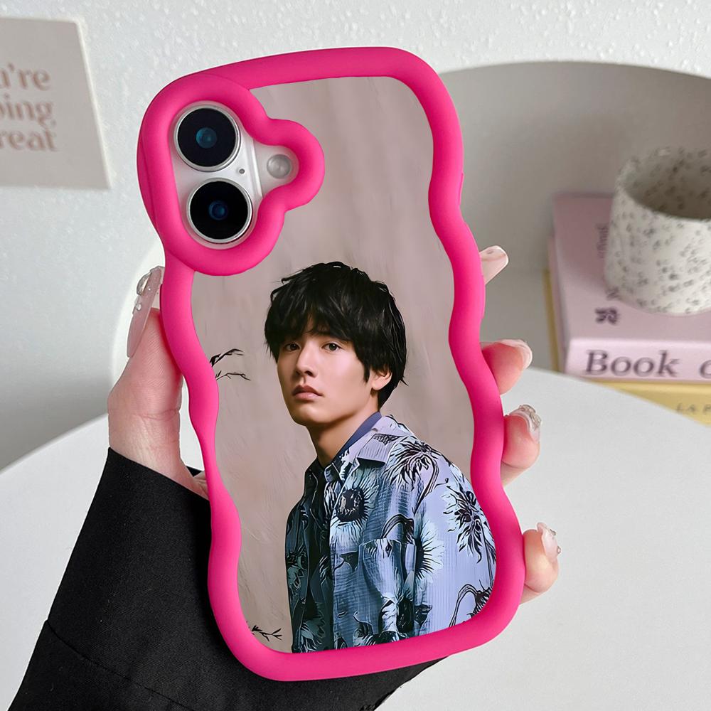 Akaso Eiji Wavy Edge TPU Mobile Phone Case for iPhone 17 16 15 14 13 12 11 Air Pro Max Plus Colorful Cover