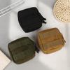 Маленькая тактическая подсумка Микро утилитарная Molle-совместимая сумка Съемный прозрачный карман для ID Мини-нож Компас Фонарик Сумка для хранения карт Пояс