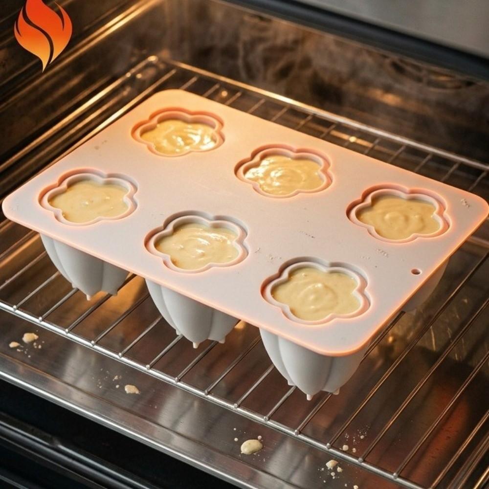 Heat-Resistant Silicone Cake Mold Non-Stick Petal Cake Mold Mousse Cake Mold Kitchen Baking
