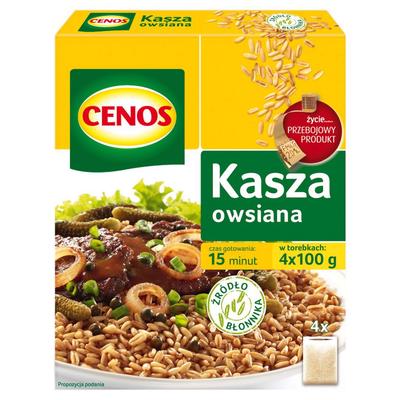 Cenos Oat Groats 400 G (4 X 100 G)