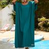 Plus Size Women's New Beach Holiday Loose Dress Bikini Cover Up