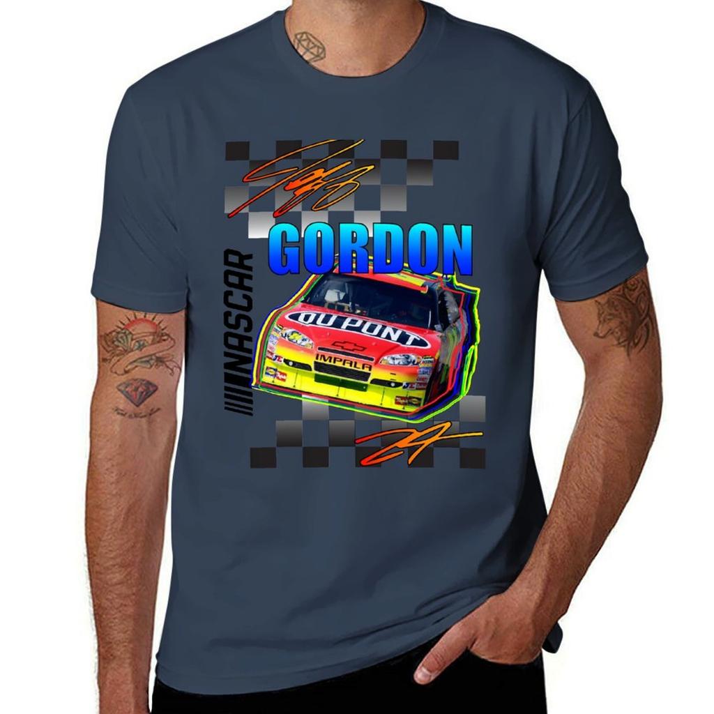 Jeff Gordon TShirt Basic Short Sleeve Cotton Blend TShirt
