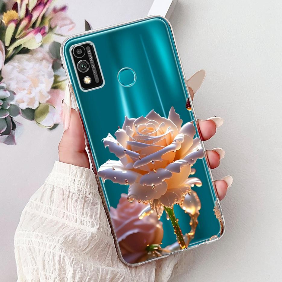 Чехол для Honor 9X Lite JSN-L21 JSN-L22 Милый Чехол с Рисунком Сердечко Любви Мягкий Силиконовый Чехол Для Honor 10X Lite DNN-LX9 10XLite Оболочка