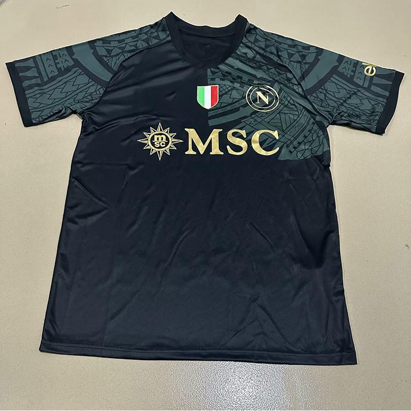 Napoli 2023-24 Home Away Goalkeeper Edition Champion Commemorative Soccer Jersey Cotton
