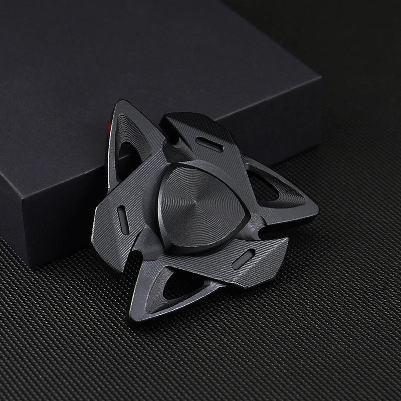 SCIONE Светящийся гироскоп для пальца Алюминиевый гироскоп для пальца Металлический красочный светящийся вращающийся антистресс